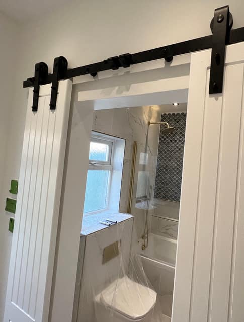 Luxury bathroom conversion from old water damaged bathroom — Bathrooms
