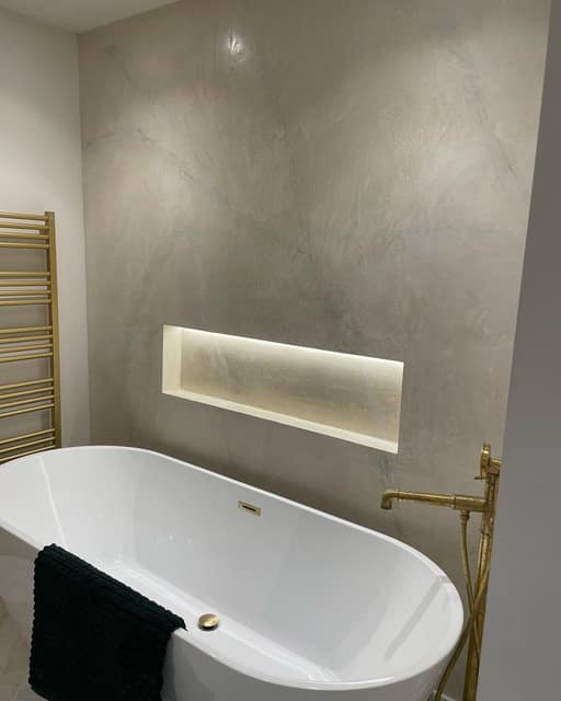 Venetian plaster bathroom — Venetian Plastering